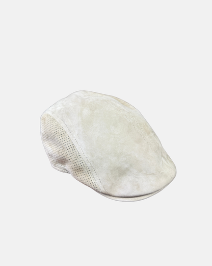 Leder Flatcap Perforiert
