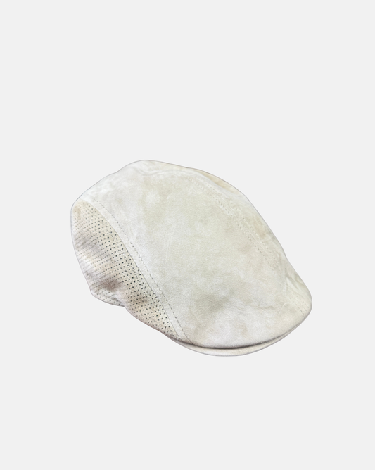 Leder Flatcap Perforiert