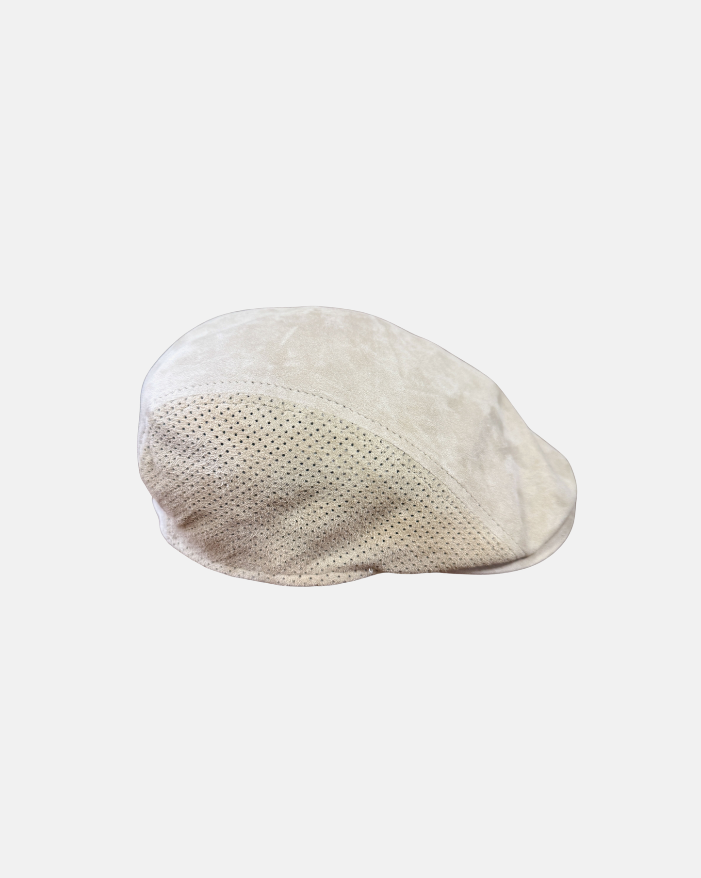 Leder Flatcap Perforiert