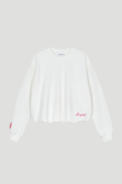 Zuri Balloon Sweatshirt Pearl