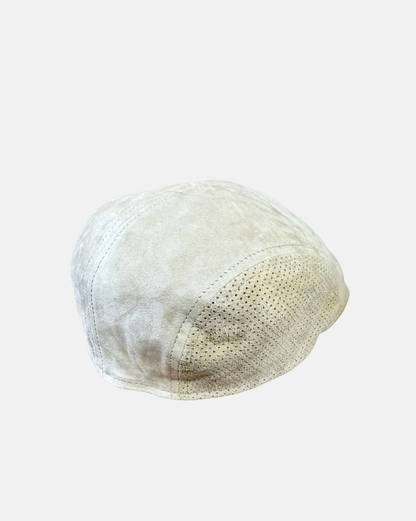 Leder Flatcap Perforiert