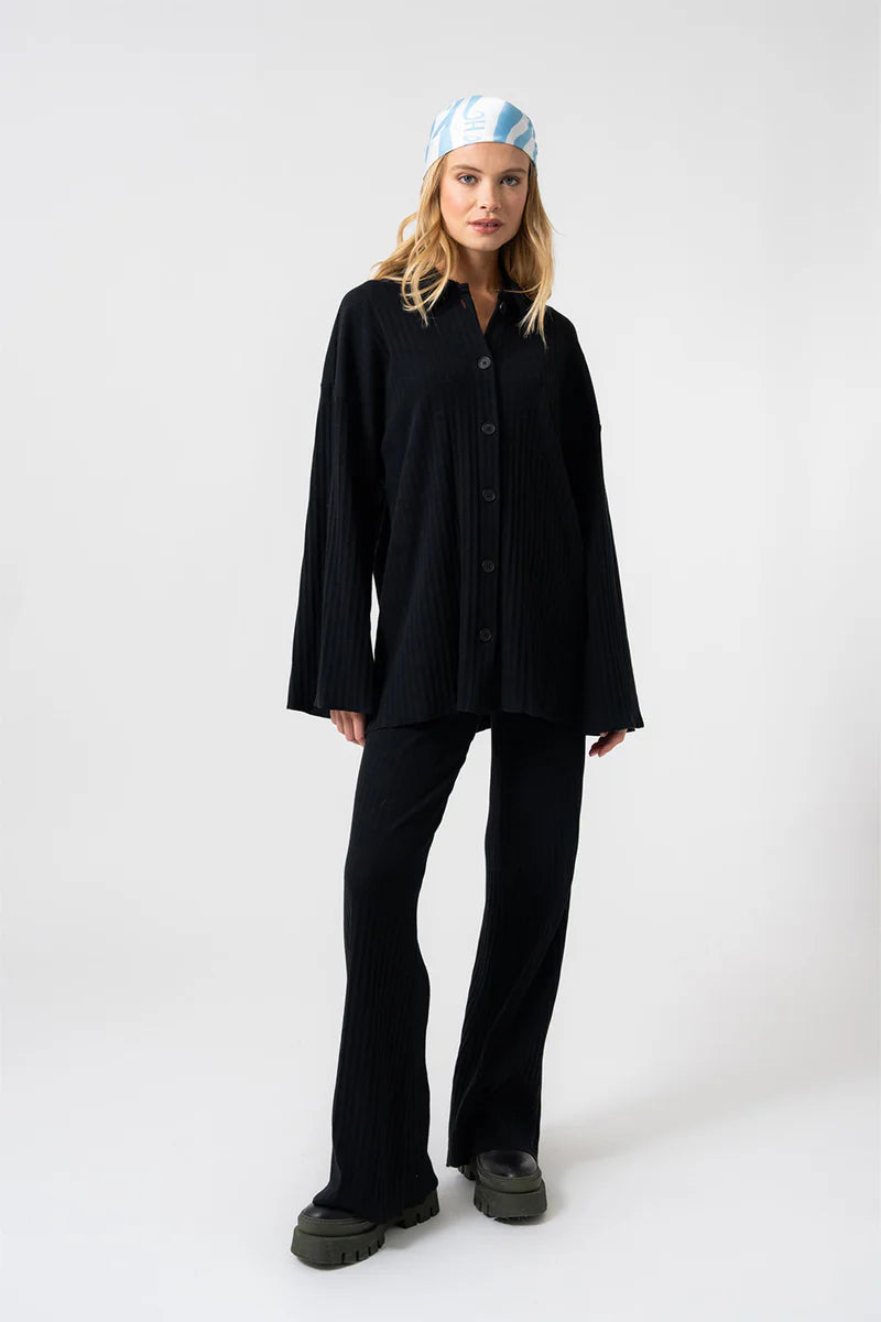 Fleur Blouse Black