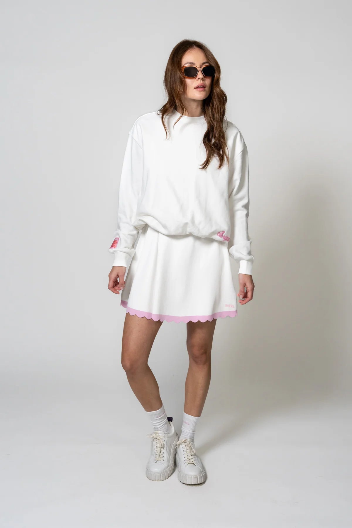 Zuri Balloon Sweatshirt Pearl